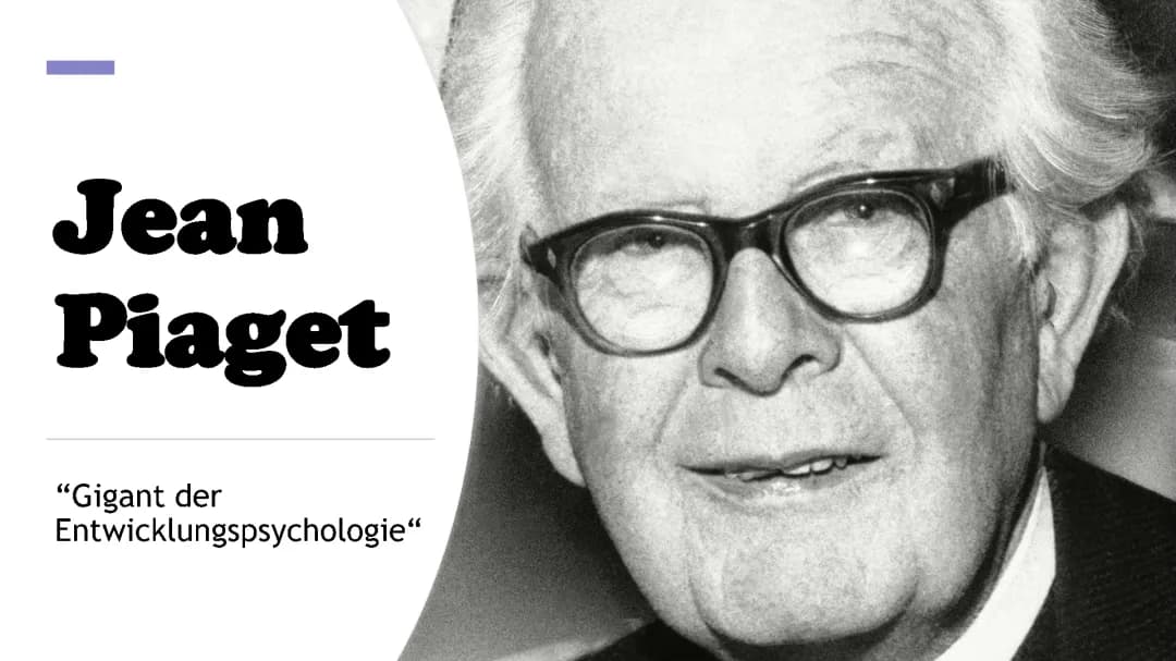 Behaviourismus: Jean Piaget
