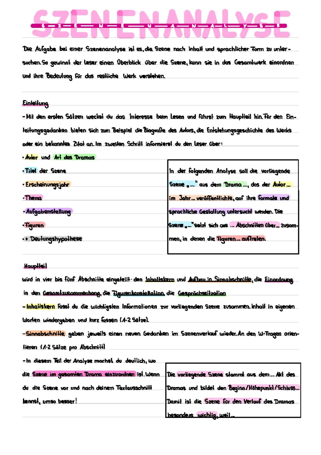 Szenenanalyse 