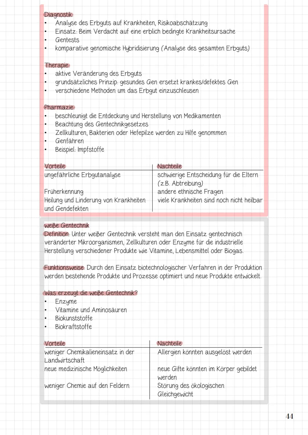 Molekularbiologische
Verfahren und
Gentechnik
3.1 Werkzeuge und Verfahren der Molekularbiologie
3.2 Prinzip und Verfahren des genetischen Fi
