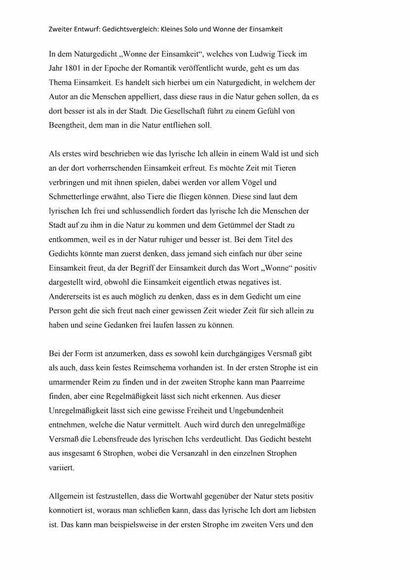 Gedichte zu Aufgabe 4:
Pessimistische Einsamkeit
Erich Kästner - Kleines Solo (1947)
will etwas neues
schen nicht immer auf
Steine
5
10
15
2