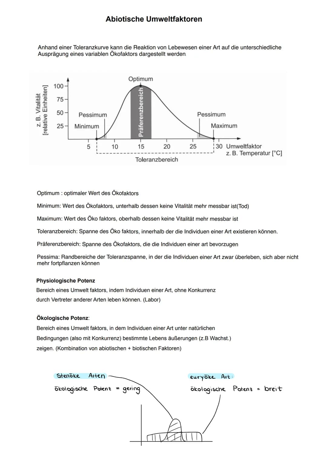 Biotop
abgegrenzter Lebensraum
Licht
Feuchtigkeit
Temperatur
Wind
Grundbegriffe der Ökologie
Gesamtheit aller Ökosysteme der Erde
Ökosystem
