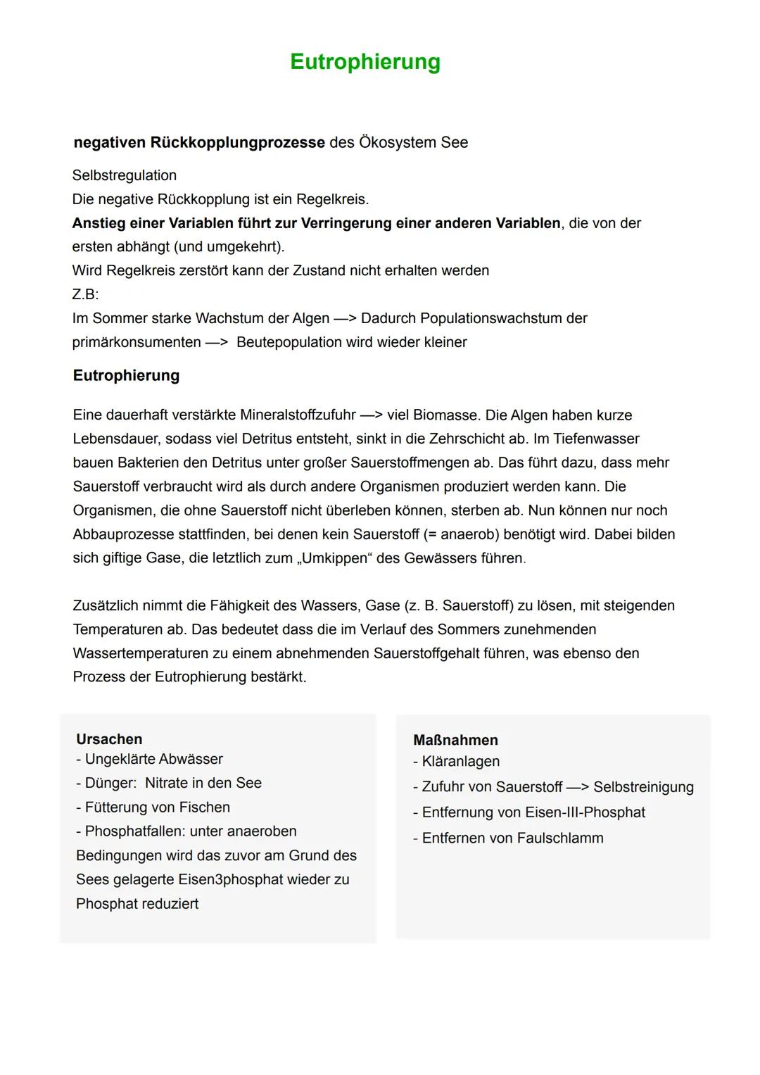 Biotop
abgegrenzter Lebensraum
Licht
Feuchtigkeit
Temperatur
Wind
Grundbegriffe der Ökologie
Gesamtheit aller Ökosysteme der Erde
Ökosystem
