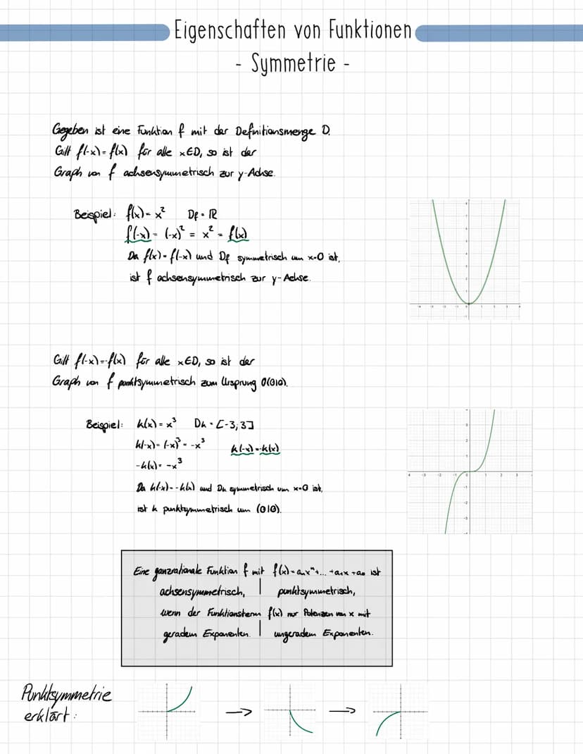 DIFFERENTIAL - ♡ Berechnung: fix)-0
Definition: Eine Zahl x. EDF für die f(x)=0 ist, heißt Nullstelle der Funktion f.
Beispiel:
&
Eigenschaf