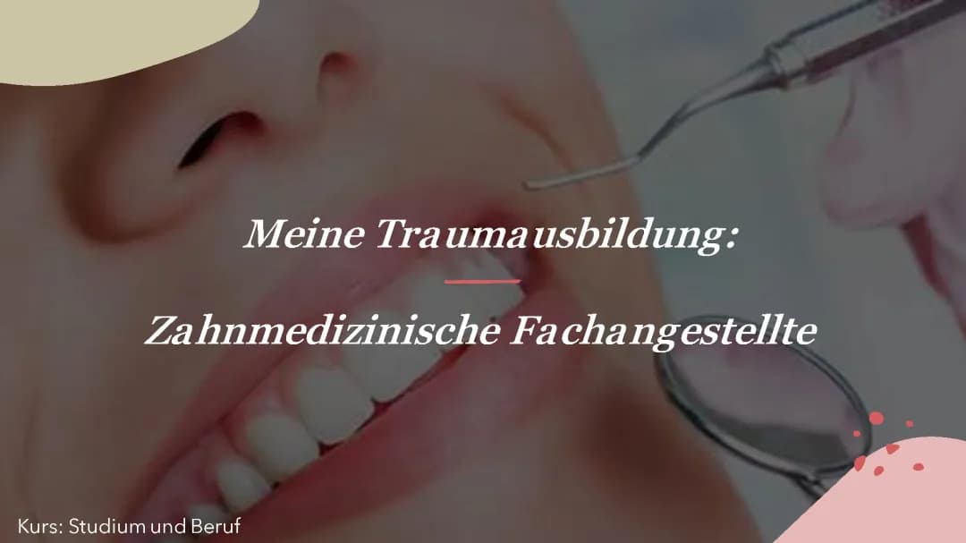 Zahnmedizinische Fachangestellte