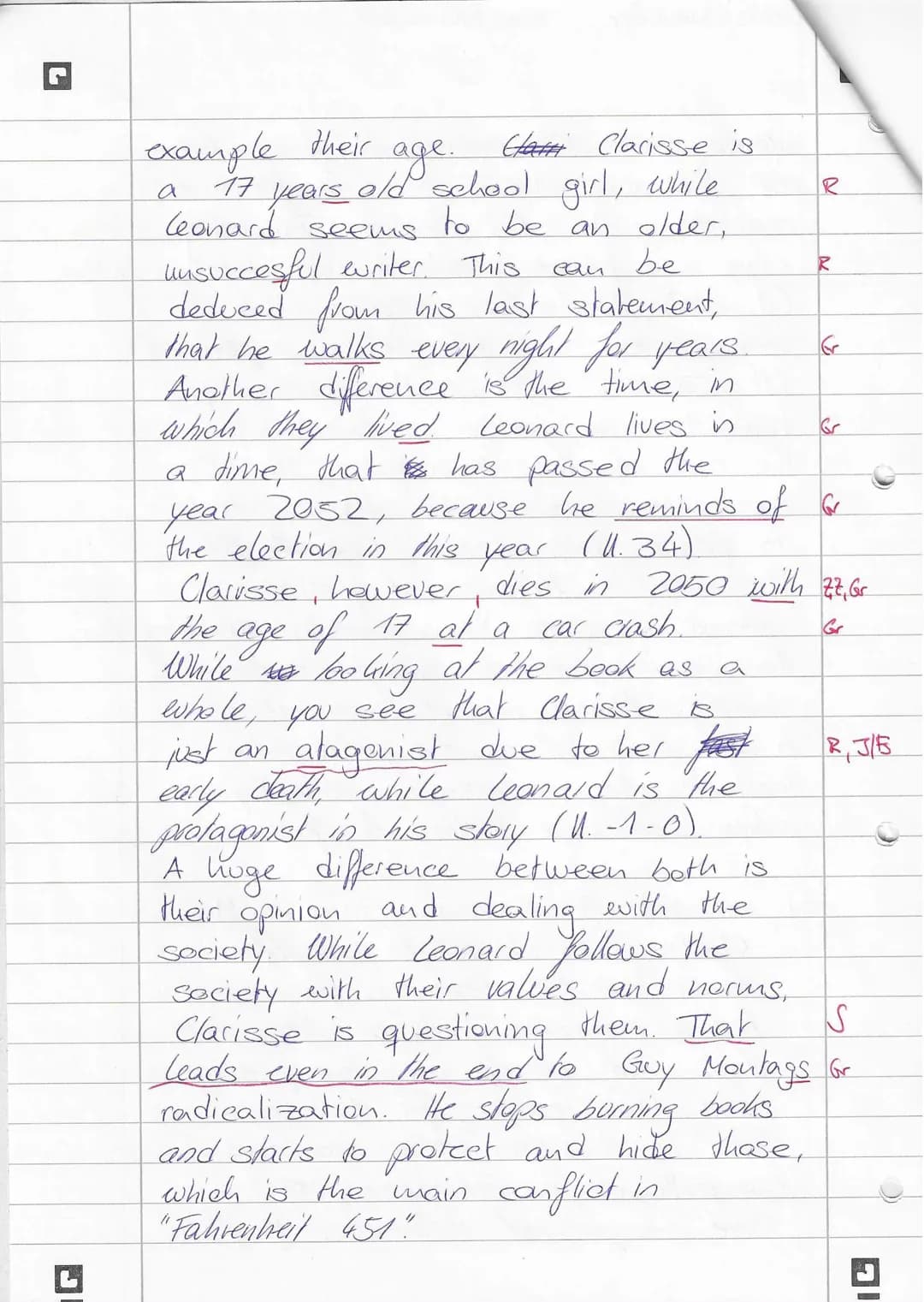 Understanding Clarisse and Mildred in Fahrenheit 451