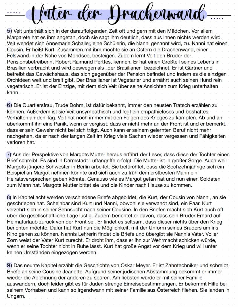 Unter der Drachenwand
Lilo
kind von Soldat Ludwig
Veit mag Sie, "Ersota va fer"
FIGUREN
Onkel Johann
Am Anfang einige
Person diteit Wennt,
m