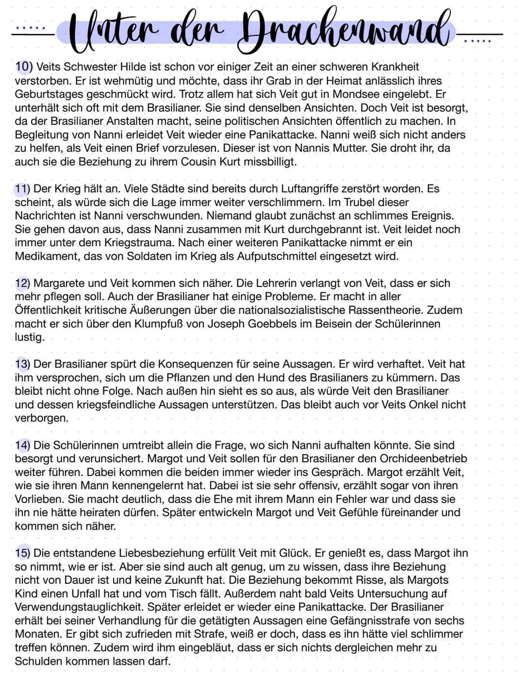 Unter der Drachenwand