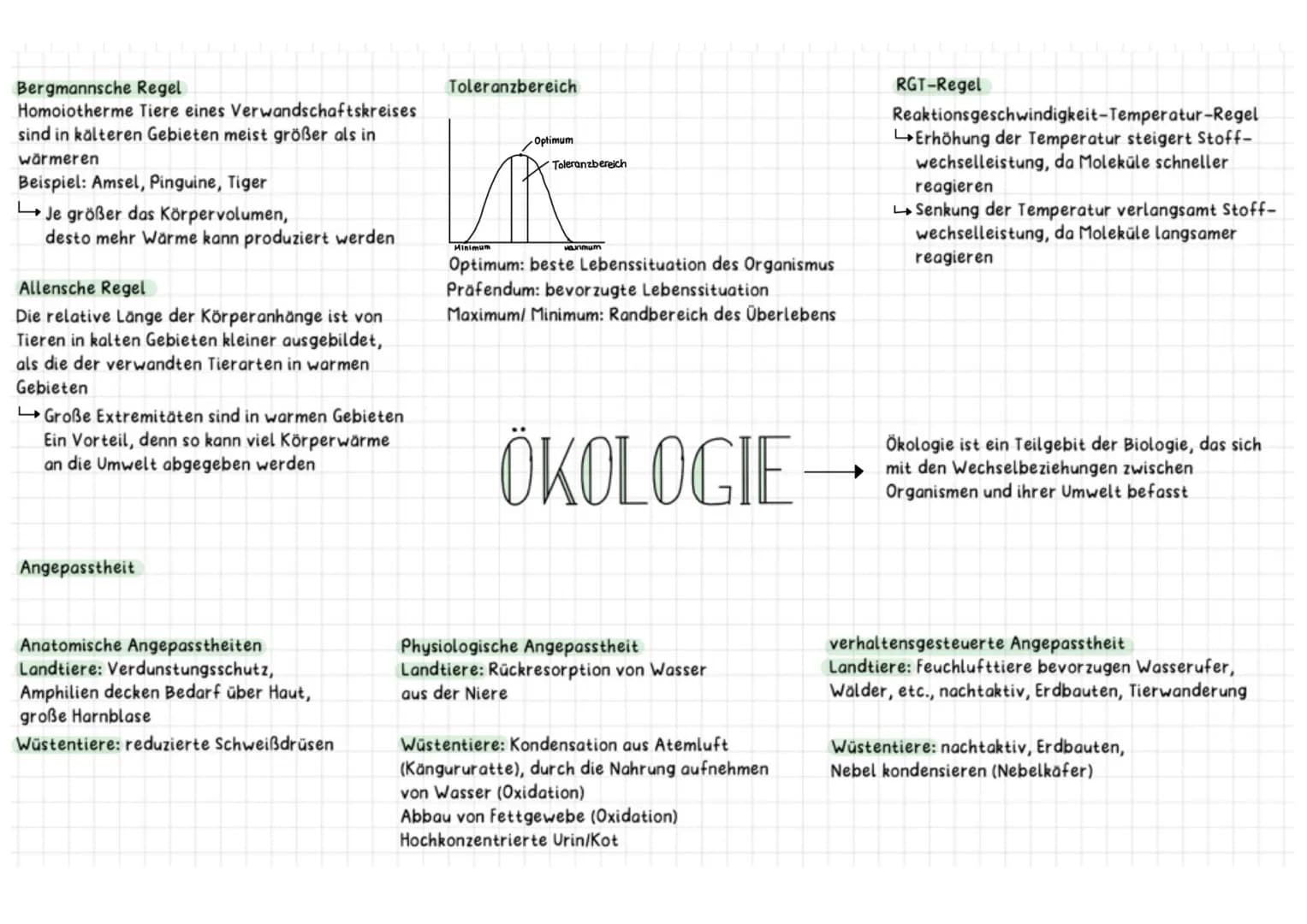 Bergmannsche Regel
Homoiotherme Tiere eines Verwandschaftskreises
sind in kälteren Gebieten meist größer als in
wärmeren
Beispiel: Amsel, Pi