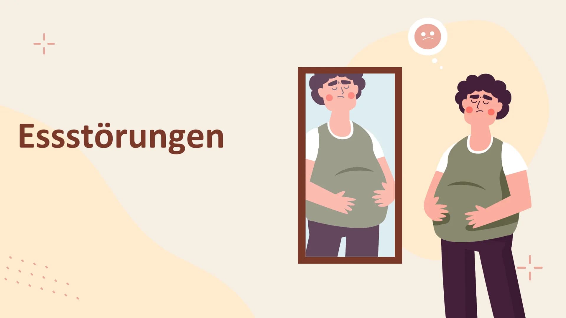 Essstörungen
g 1-
01
Bedeutung
04
Arten von Essstörungen
Agenda
02
Ursachen
05
Statistiken
03
Klischees
06
Hilfestellungen 1-
01
Essstörunge