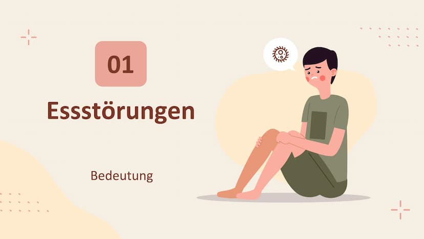 Essstörungen
g 1-
01
Bedeutung
04
Arten von Essstörungen
Agenda
02
Ursachen
05
Statistiken
03
Klischees
06
Hilfestellungen 1-
01
Essstörunge