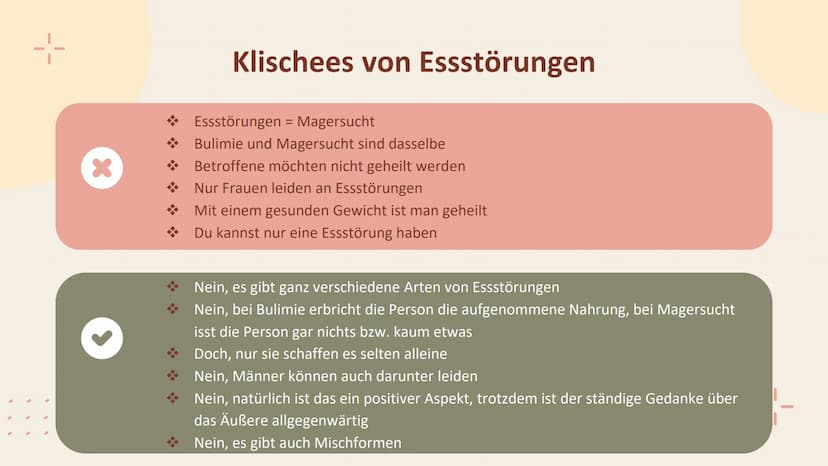 Essstörungen
g 1-
01
Bedeutung
04
Arten von Essstörungen
Agenda
02
Ursachen
05
Statistiken
03
Klischees
06
Hilfestellungen 1-
01
Essstörunge