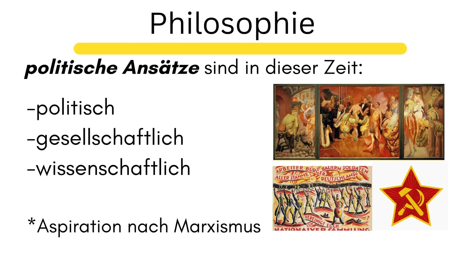 Literatur der Weimerer
REPUBLIK Die Neue Sachlichkeit -Zeitliche Anordnung & geschichtlicher Hintergrund
GLIEDERUNG
-philosophische Ansätze+