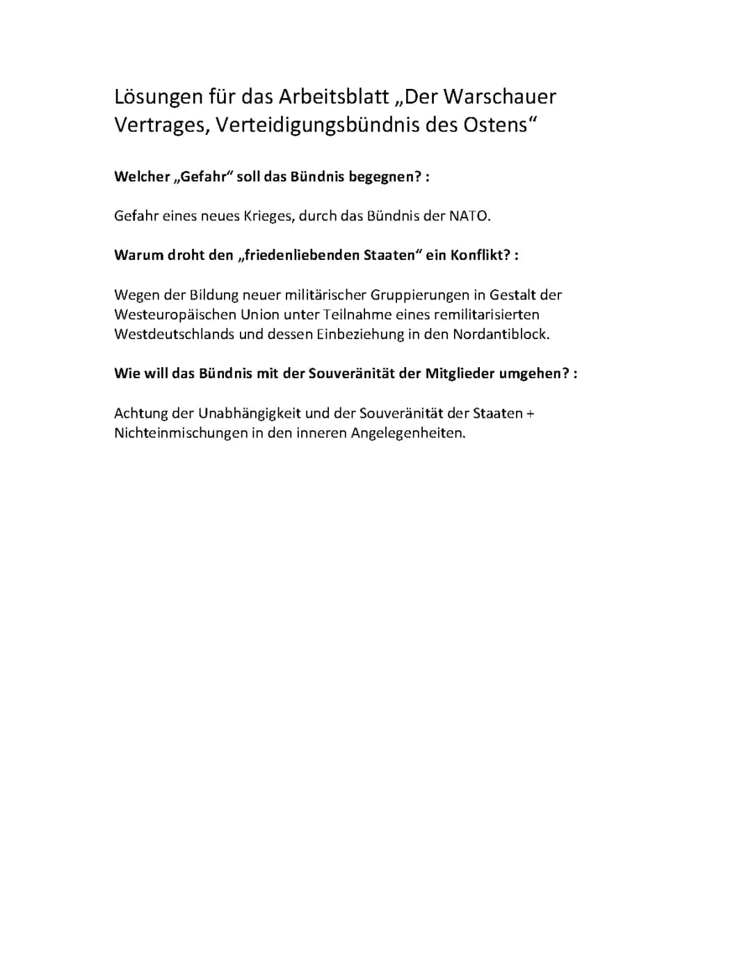 Warschauer Pakt einfach erklärt: Mitglieder, Ziele und Auflösung