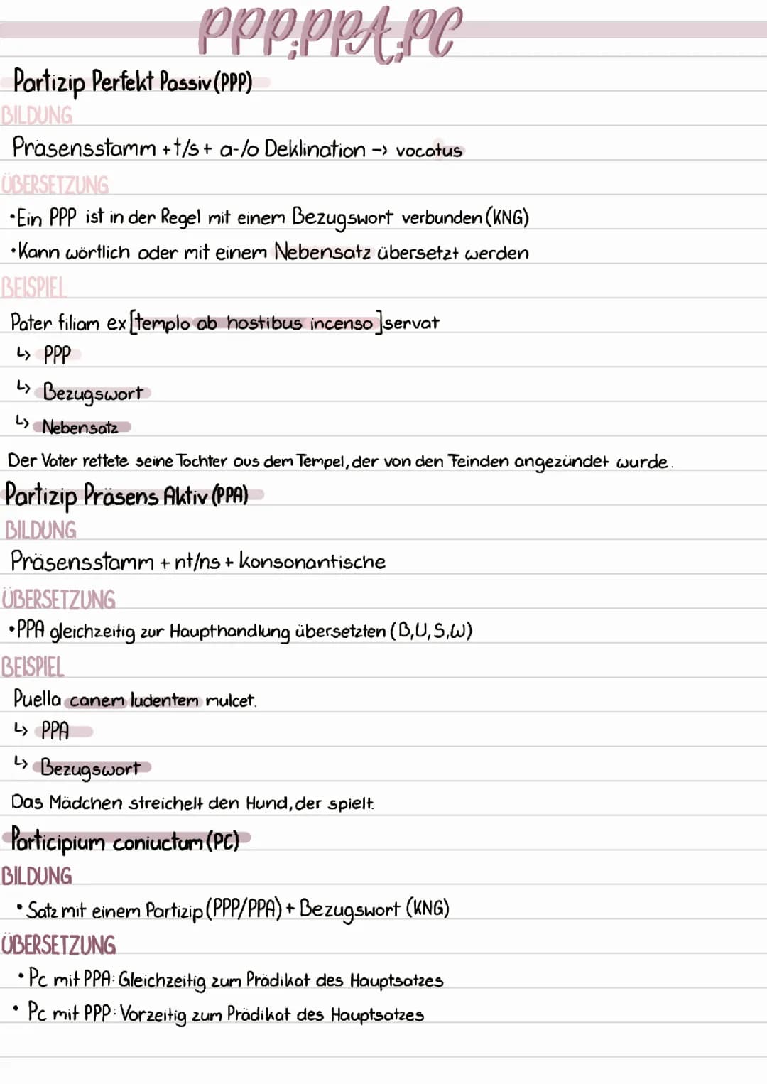 PPA,PPP,PC Kurzübersicht