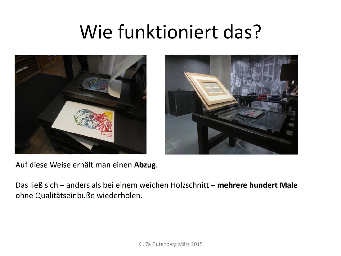 Kl. 7a, Geschichte, März 2015
Johannes Gutenberg,
der Erfinder des Buchdrucks
Johannes Gensfleisch (bekannt
Gutenberg),
der Erfinder der bew