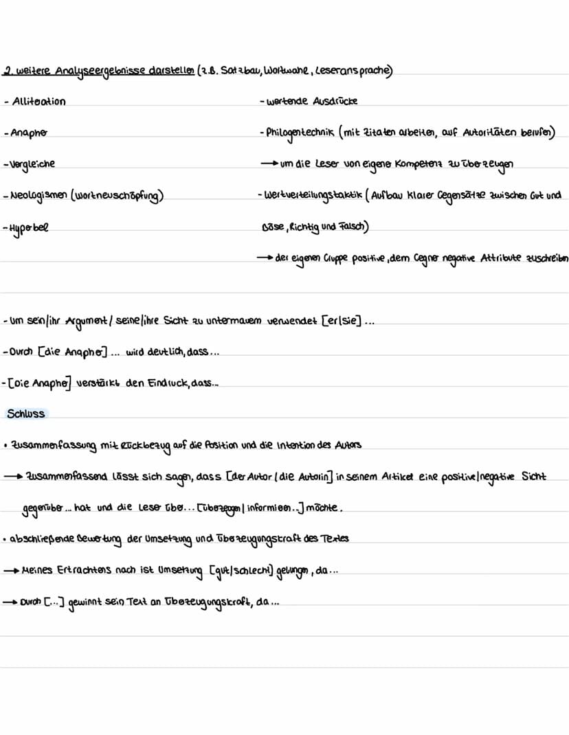 Sachtextanalyse
Einleitung
Einleitungssatz:
Der Sachtext mit dem Titel [ ] von [Autor] wurde am [Datum] in [Publikations organ] veröffentlic