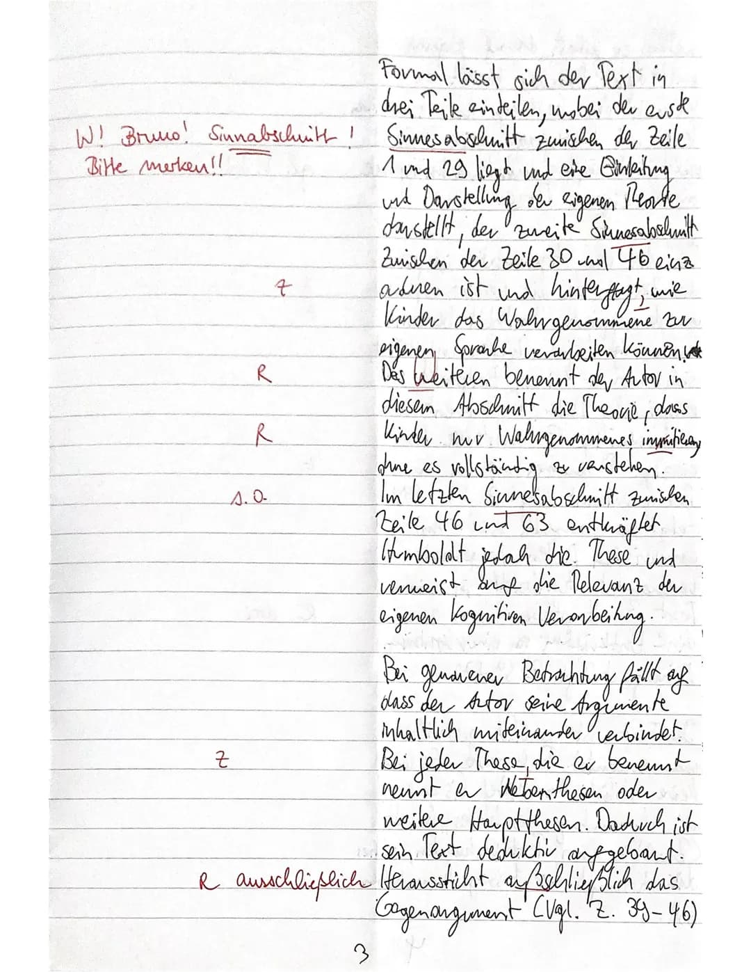 Erwartungshorizont (Spracherwerb)
Bruno
Teilaufgabe 1 (Analyse)-Anforderungen
Der Schüler/Die Schülerin
1 trägt eine aufgabenspezifische Ein