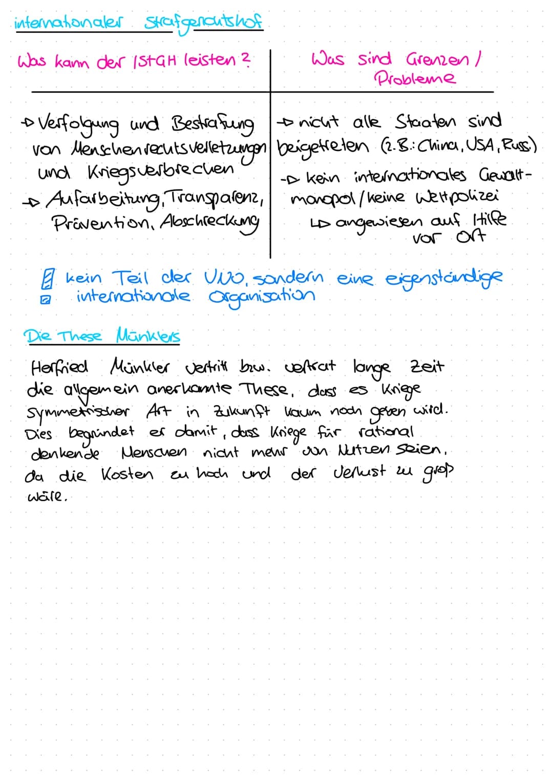 Merkmale eines Krieges
Auf einen Blick
Ursachen
sozioökonomische
Konflikte
ordnungspolitische
Konflikte
kulturelle
t Konflikte
Übrigens.... 