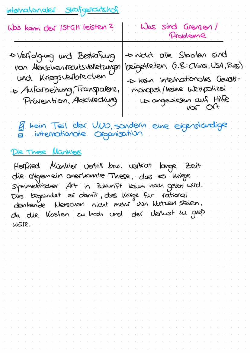 Merkmale eines Krieges
Auf einen Blick
Ursachen
sozioökonomische
Konflikte
ordnungspolitische
Konflikte
kulturelle
t Konflikte
Übrigens.... 