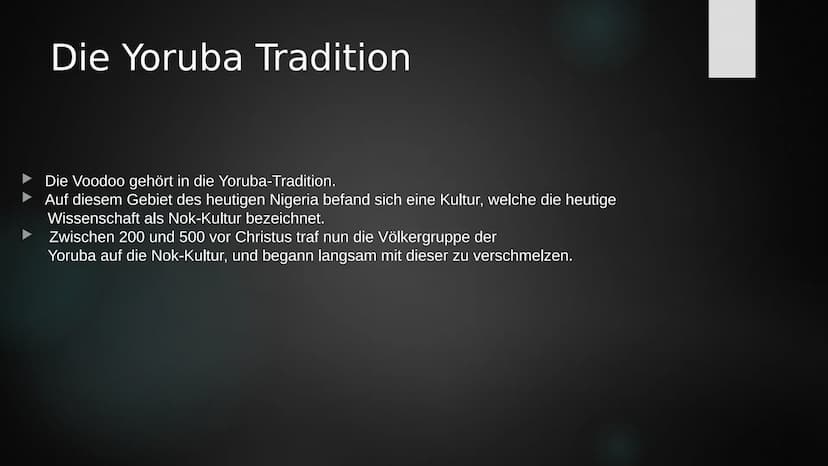 Voodoo
SANAY Herkunft der Religion
Sie leben in Westafrika, Haiti und in Teilen Amerikas
► Ist in Westlichen Ländern bekannt
Durch die Sklav