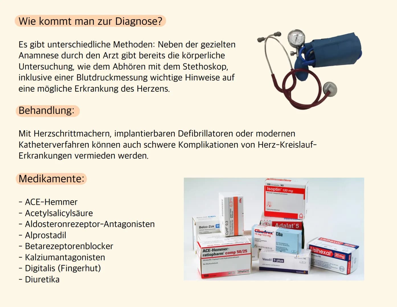 Herz-Kreislauf-
Erkrankungen Welche Krankheiten zählen zu Herz- und
Kreislauferkrankungen?
- Herzinfarkt
- Schlaganfall
- Bluthochdruck (Hyp