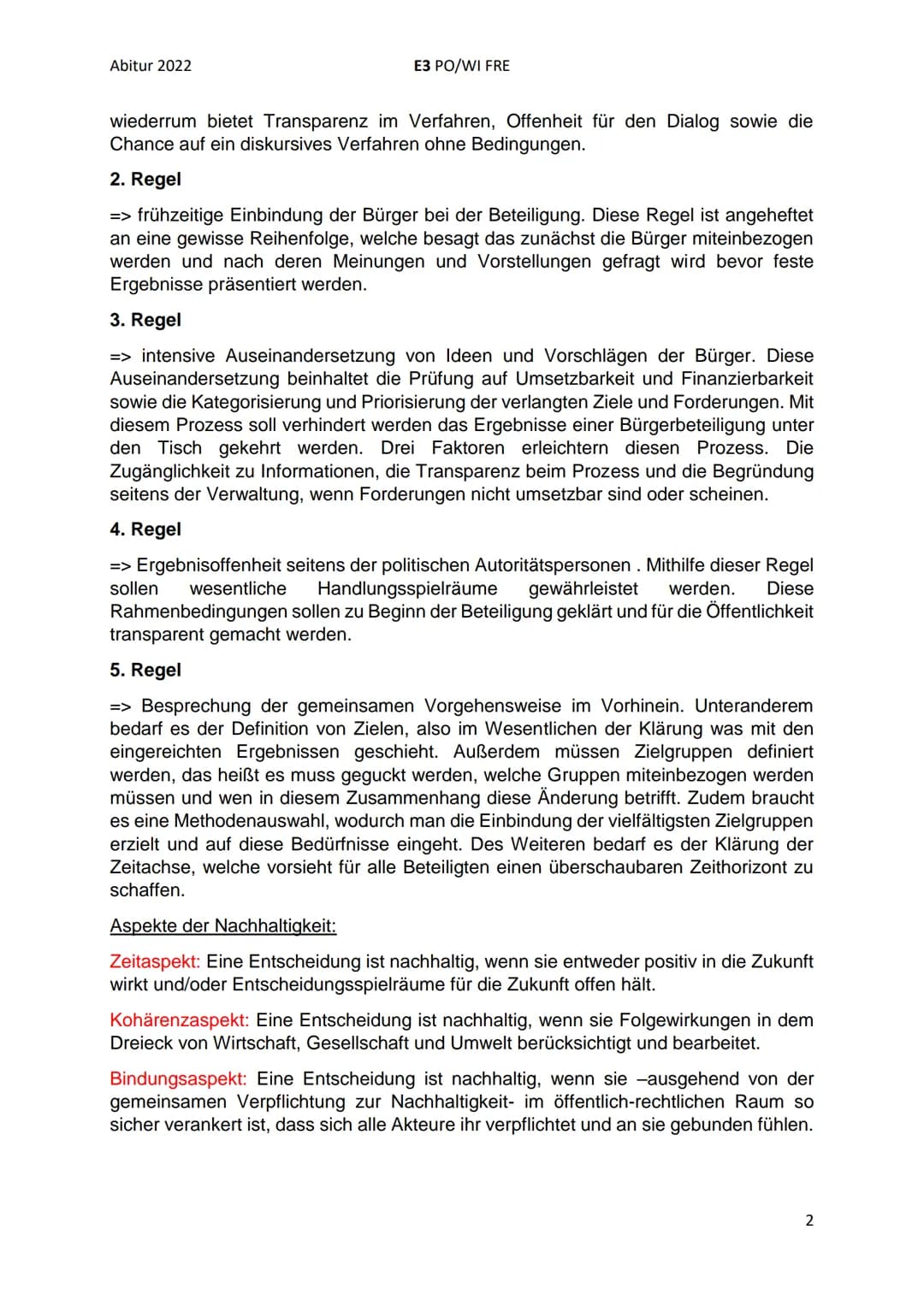 Abitur 2022
E3 PO/WI FRE
1. Kurshalbjahr: Politische Partizipation zwischen Anspruch und Wirklichkeit
Partizipation in der Demokratie
(sozia