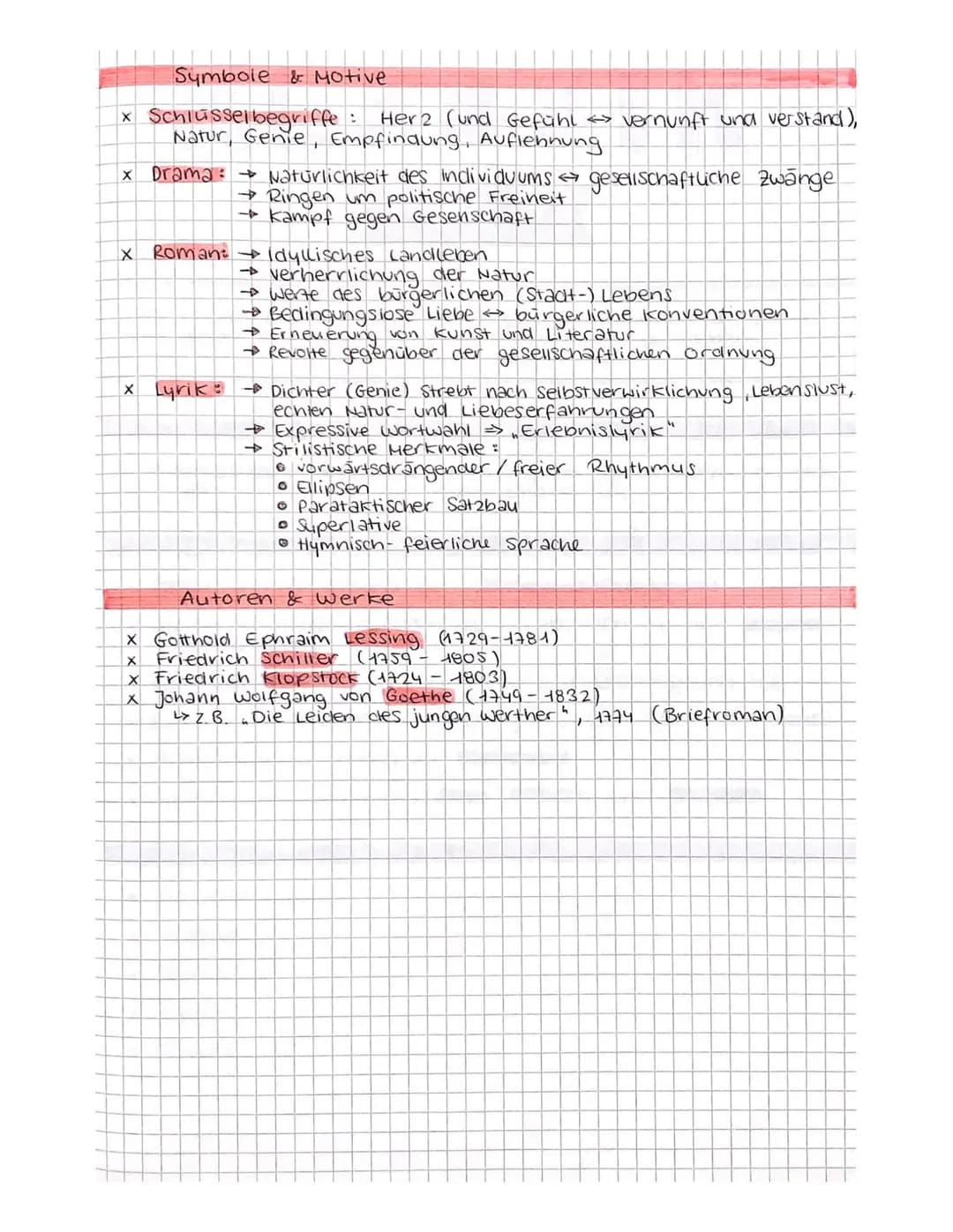 Epochen umbruch
14.50-1600
Aufklärung
Barock
1600-1720
1720-1800
Weimarer Klassik
1786-1805
Sturm und Drang
1765-1785
Expressi
Romantik
1795