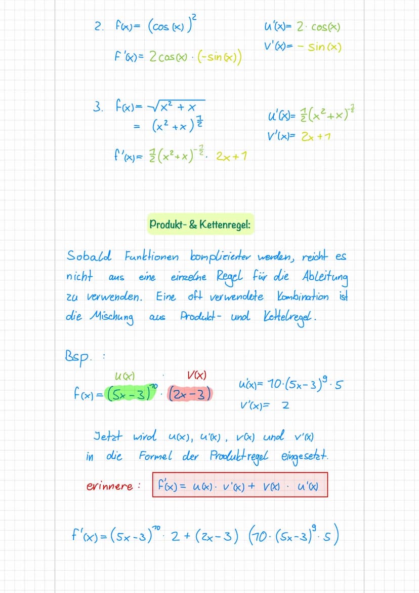 Merke:
Bsp.:
f(x) = x²
F(x)=√x
Übersicht / Lernzettel
f(x):
=
=
1
xn
11
Grundlagen:
-COS (X)
sin(x)
1
f(x) = ²x²-y
foxo = 3/² 2/²/²
f'(x) = 