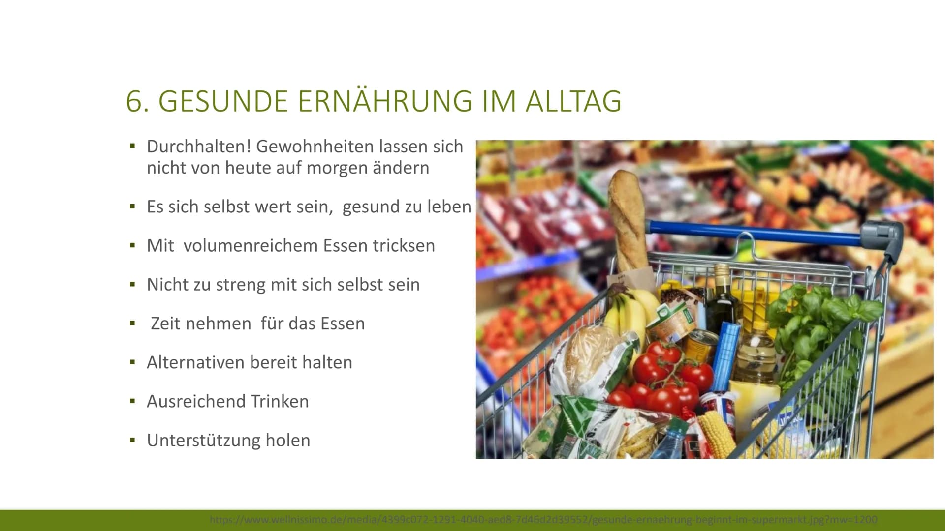 
<h2 id="allgemeines">Allgemeines</h2>
<p>Es gibt nicht DIE gesunde Ernährung. Die Ernährung hängt immer von der jeweiligen Person ab, wie z