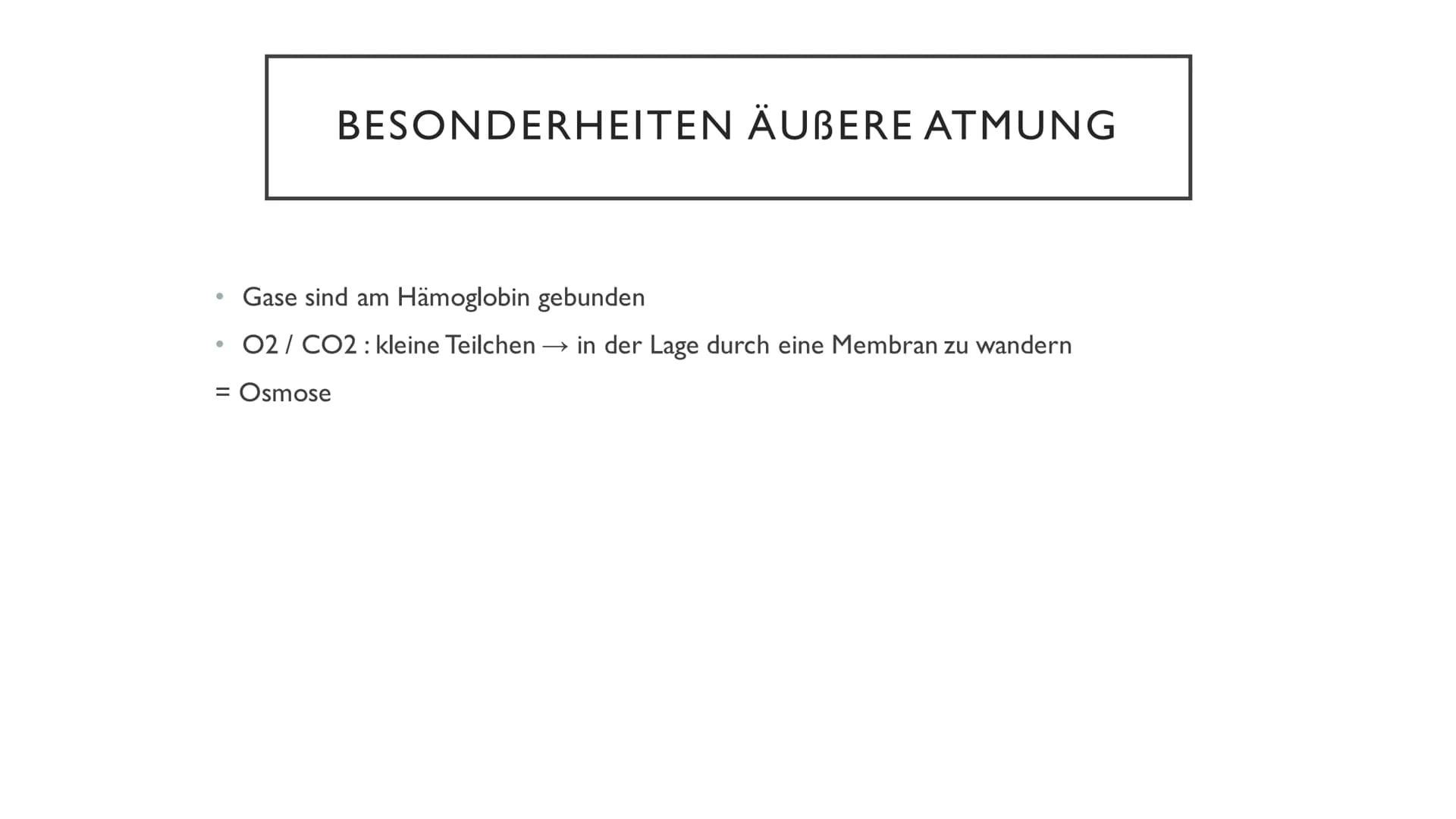 ATMUNG ●
●
●
GLIEDERUNG
1.Wiederholung Äußere Atmung
2. Wiederholung Mitochondrien
3. Innere Atmung
4.Vergleich innere und äußere Atmung Ort