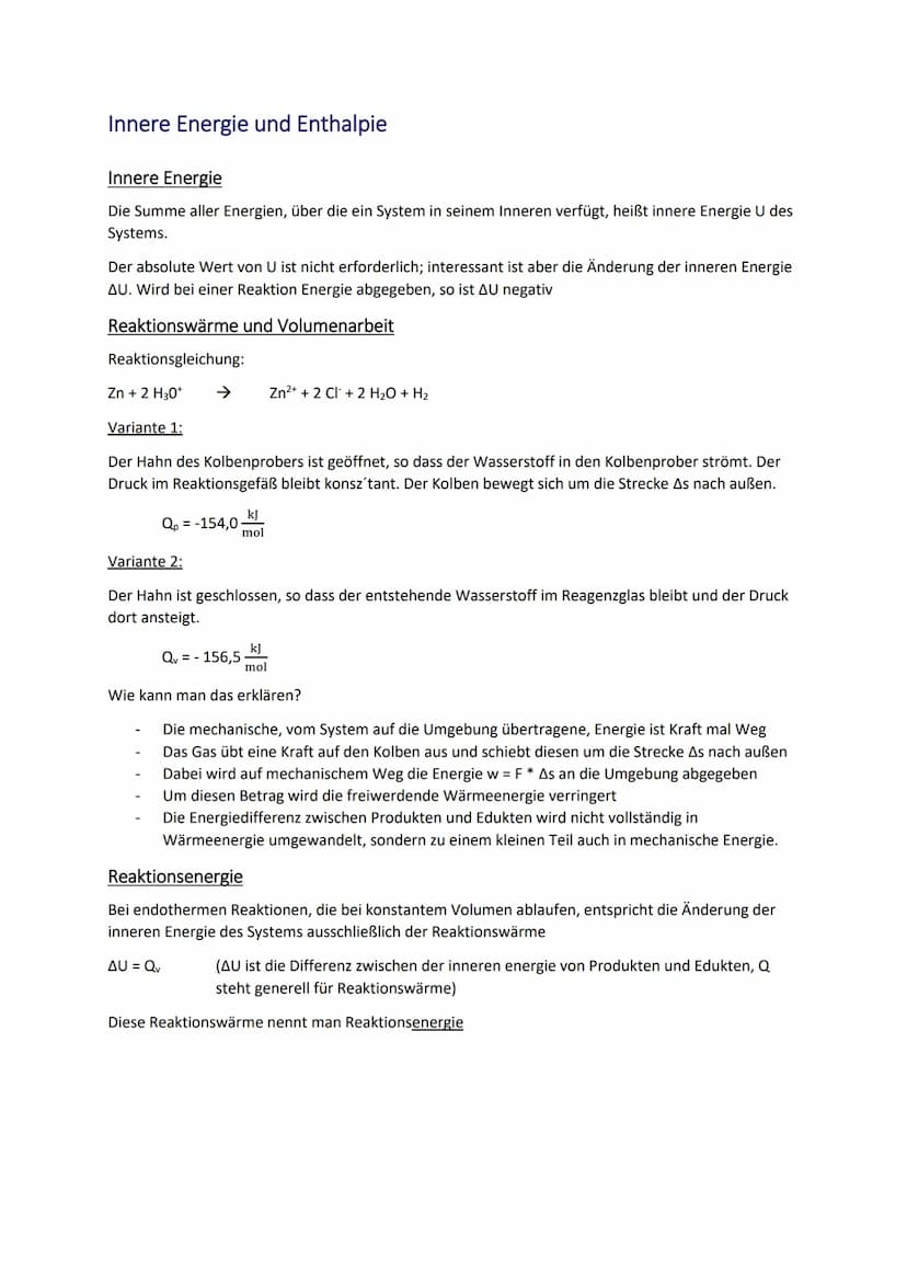 ENERGETIK
Chemische Reaktion und Wärme
Definition einer chemischen Reaktion
Einen Vorgang, bei dem aus Ausgangsstoffen unter Energieabgabe o