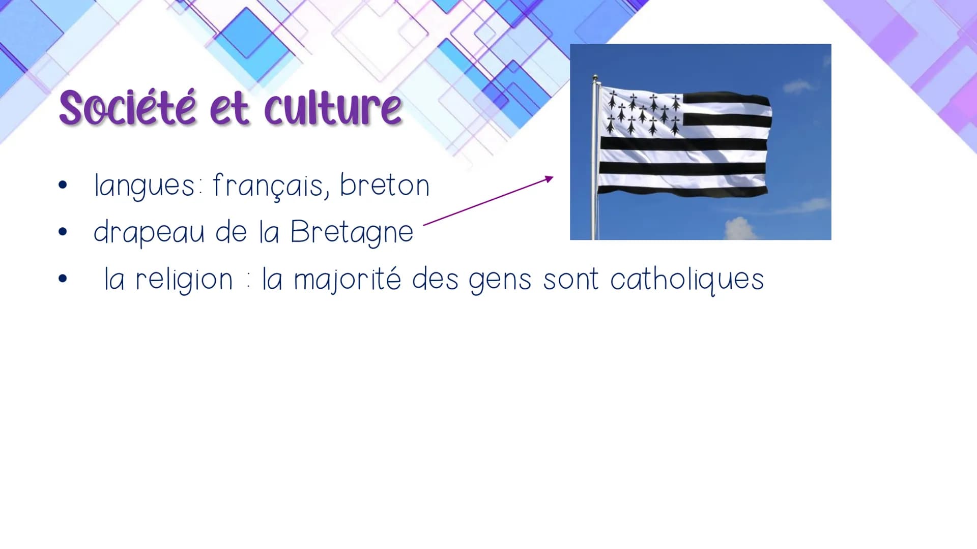 La Bretagne TU
Structure
Informations générales
Situation géographique
Économie
Société et culture
Histoire
●
● Informations générales
la Br