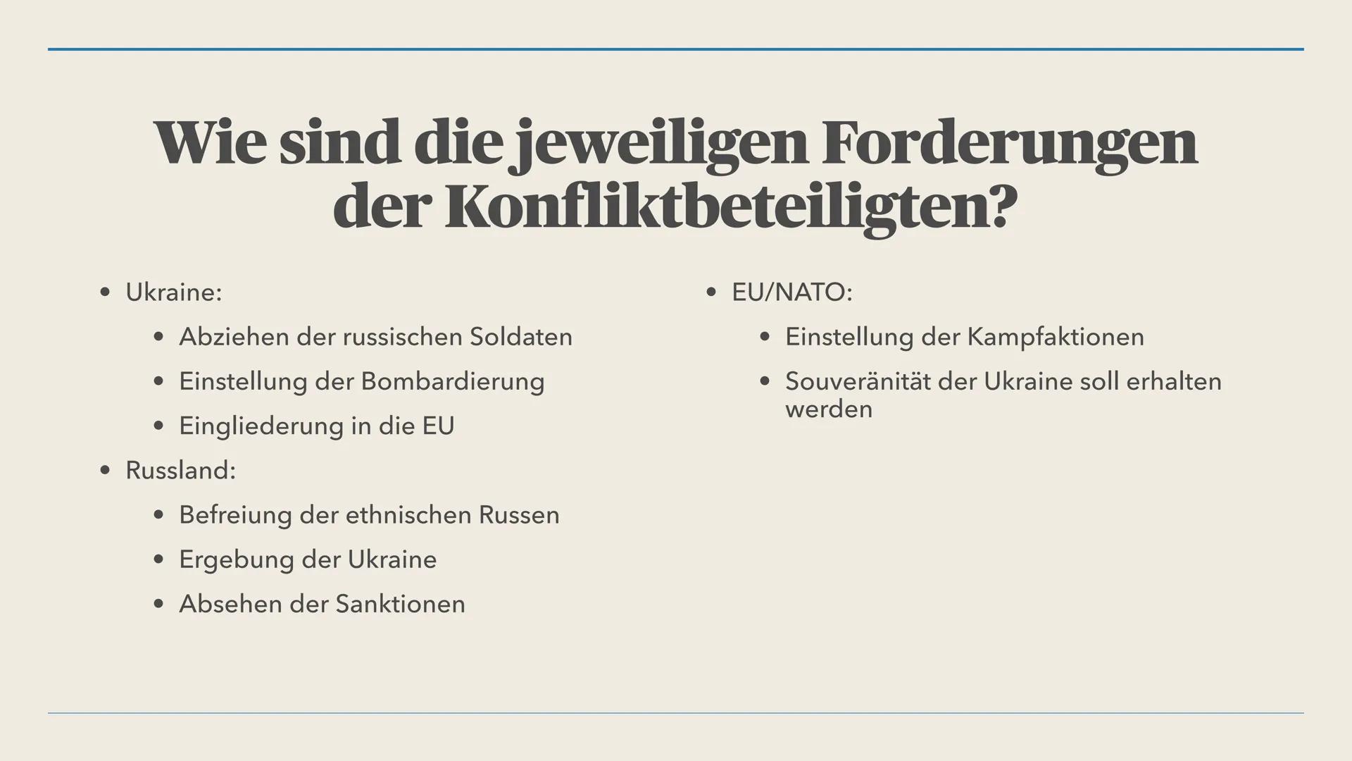 VIVIAN NOELLE KOGGE, 16.10.2022
Ukraine Konflikt
Eine Konfliktanalyse Konfliktinhalt Worum geht es in dem Konflikt?
• Das Scheitern der Dipl