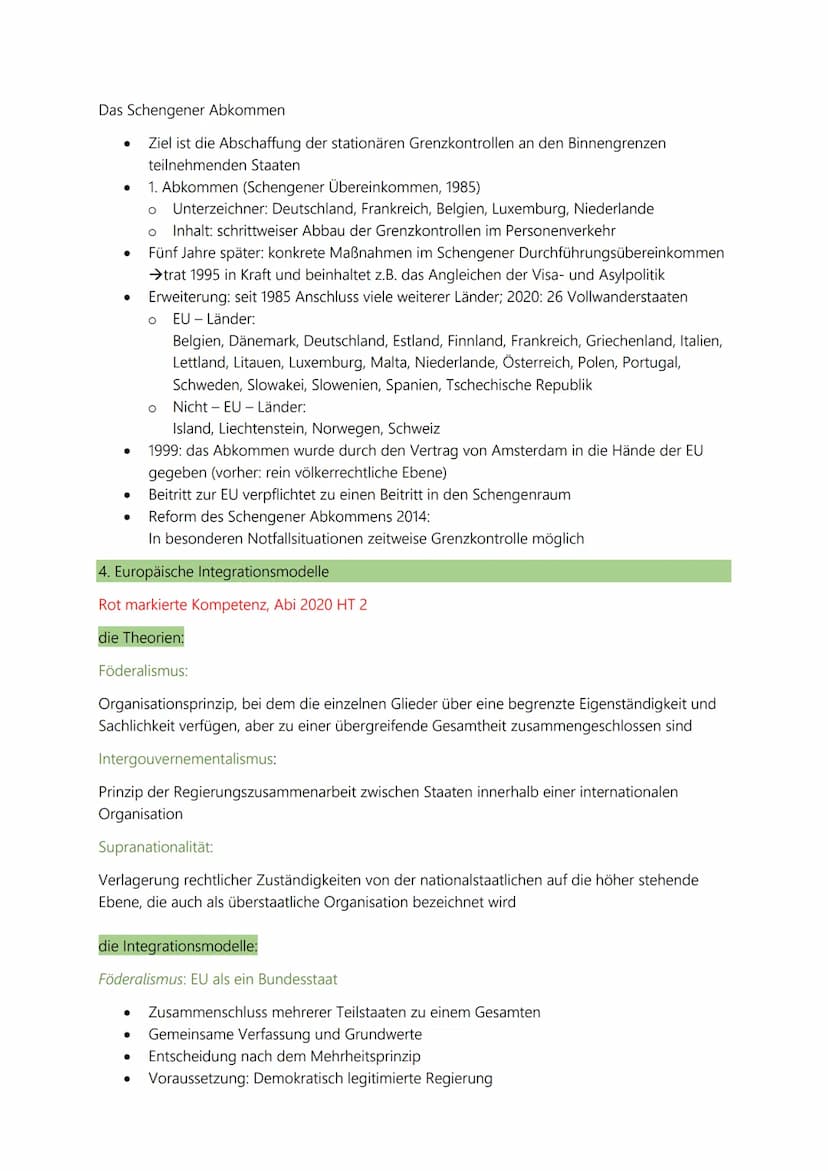 3. Thema ,europäische Union" (Inhalrsfeld 5)
6 Kompetenzen
1. EU - Normen, Intervention - und Regulationsmechanismen sowie Institutionen
2. 
