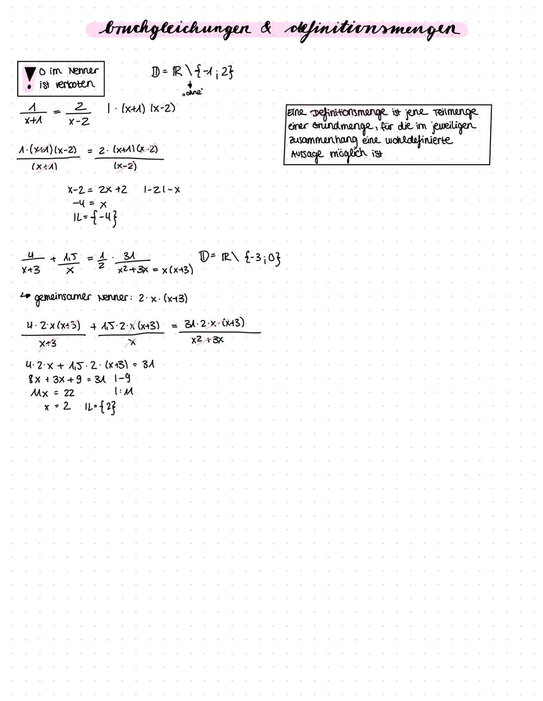 Losen von ungleichungen
1-1
1:(-3)
-3x+1²2
- 3x1
X >
-^
das Relations zeichen
dreht sich bei der Divison
20 un
12 = {XER 1 X ² = √3/²2 }
>
f