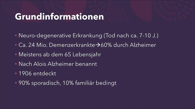 (Morbus) Alzheimer
Eine Präsentation von Emma Sundt und
Kinga Janecki
STUD
176 17
MA 18
RFP
5cm
RI
TPi
SP H44 5 TR 6300.0
SL 5.0 LTE 124.0
C