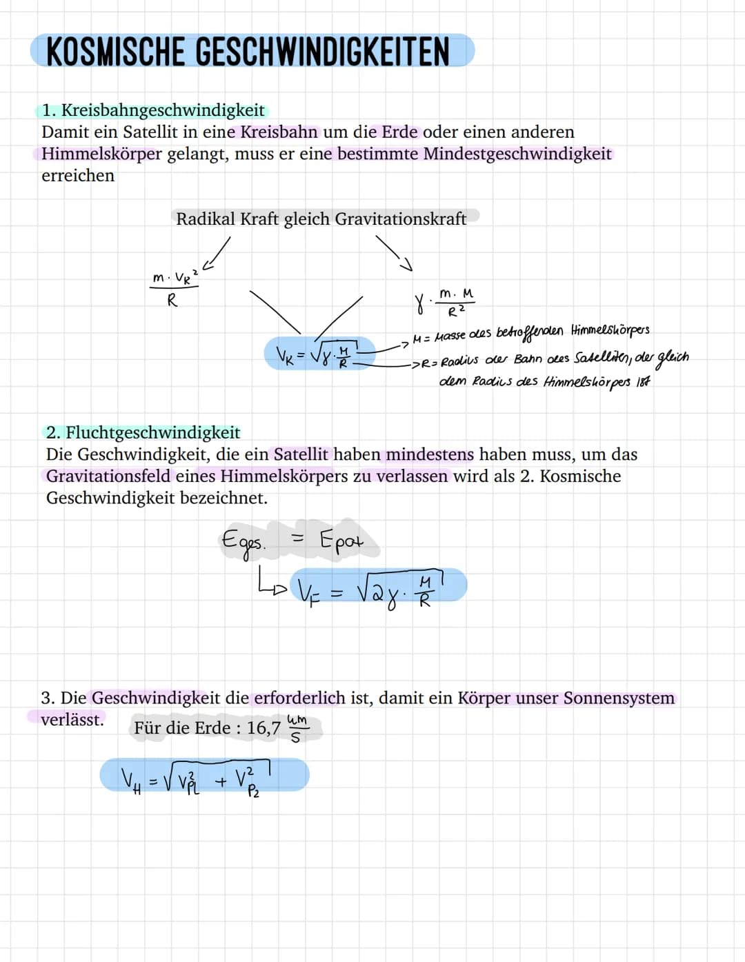 GRAVITATION
Definition: Anziehungskraft zwischen Massen, besonders die in Richtung auf den
Erdmittelpunkt wirkende Anziehungskraft der Erde.