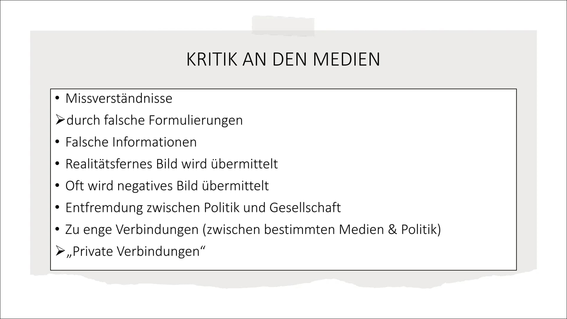 Medien - die Zerstörer der Politik
oder doch ein Demokratischer
Grundbaustein ?
Anna B & Leni H. • 1. Vorstellung der Medien
• 1.1 Was sind 