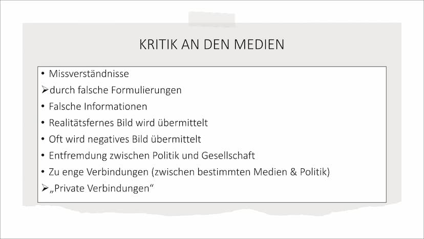 Medien - die Zerstörer der Politik
oder doch ein Demokratischer
Grundbaustein ?
Anna B & Leni H. • 1. Vorstellung der Medien
• 1.1 Was sind 