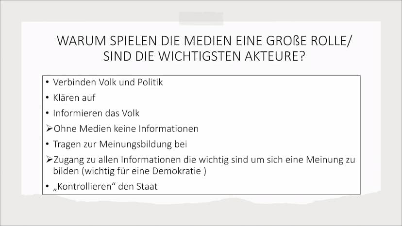 Medien - die Zerstörer der Politik
oder doch ein Demokratischer
Grundbaustein ?
Anna B & Leni H. • 1. Vorstellung der Medien
• 1.1 Was sind 