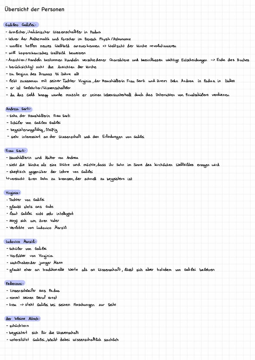 Zusammenfassung
A. Szene
(S.9-24)
2. Szene
(S. 25-28)
3. Szene
(S.29-41)
Inhalt der Szene
-Galilei erklärt Andrea, dass es neue Ding zu entd