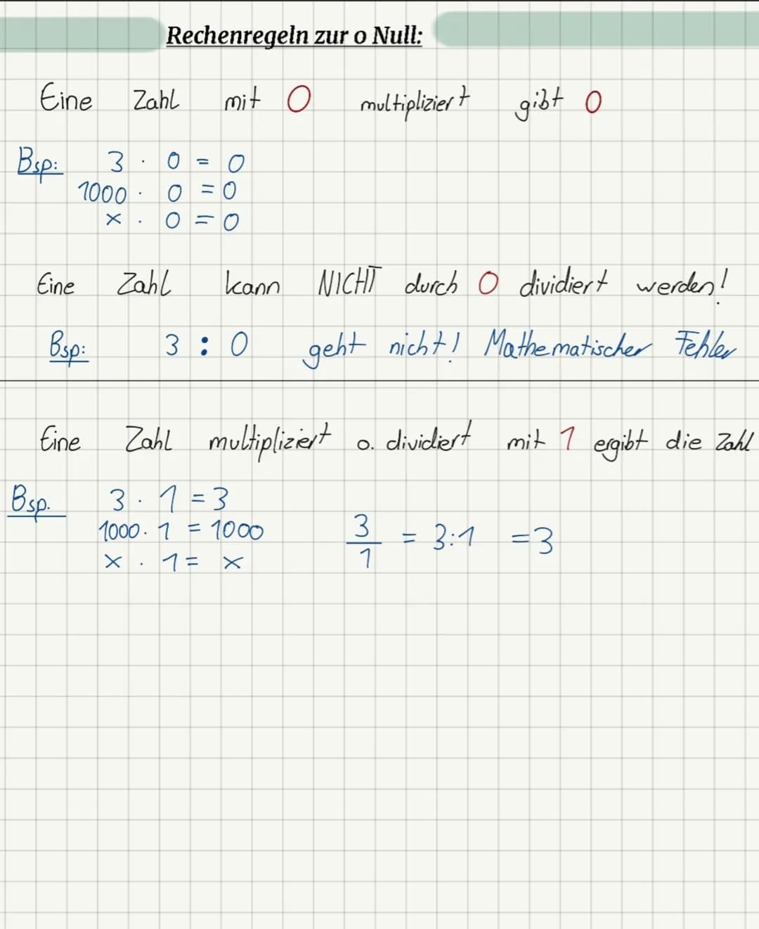 Mathe Zuordnungen