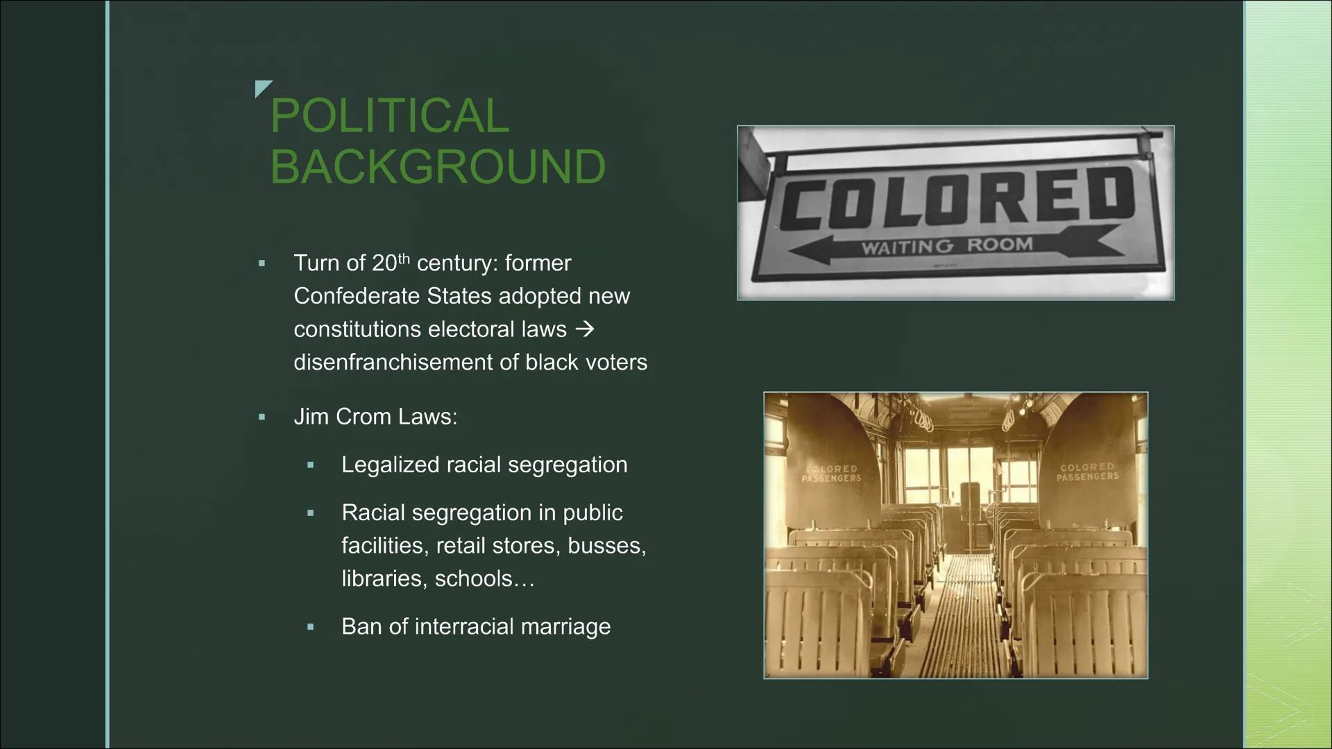 A presentation by Luna & Fynn
ROSA PARKS
AND THE CIVIL
RIGHTS
MOVEMENT Structure
■
GENERAL INFORMATION
EARLY LIFE AND FAMILY
THE MONTGOMERY 