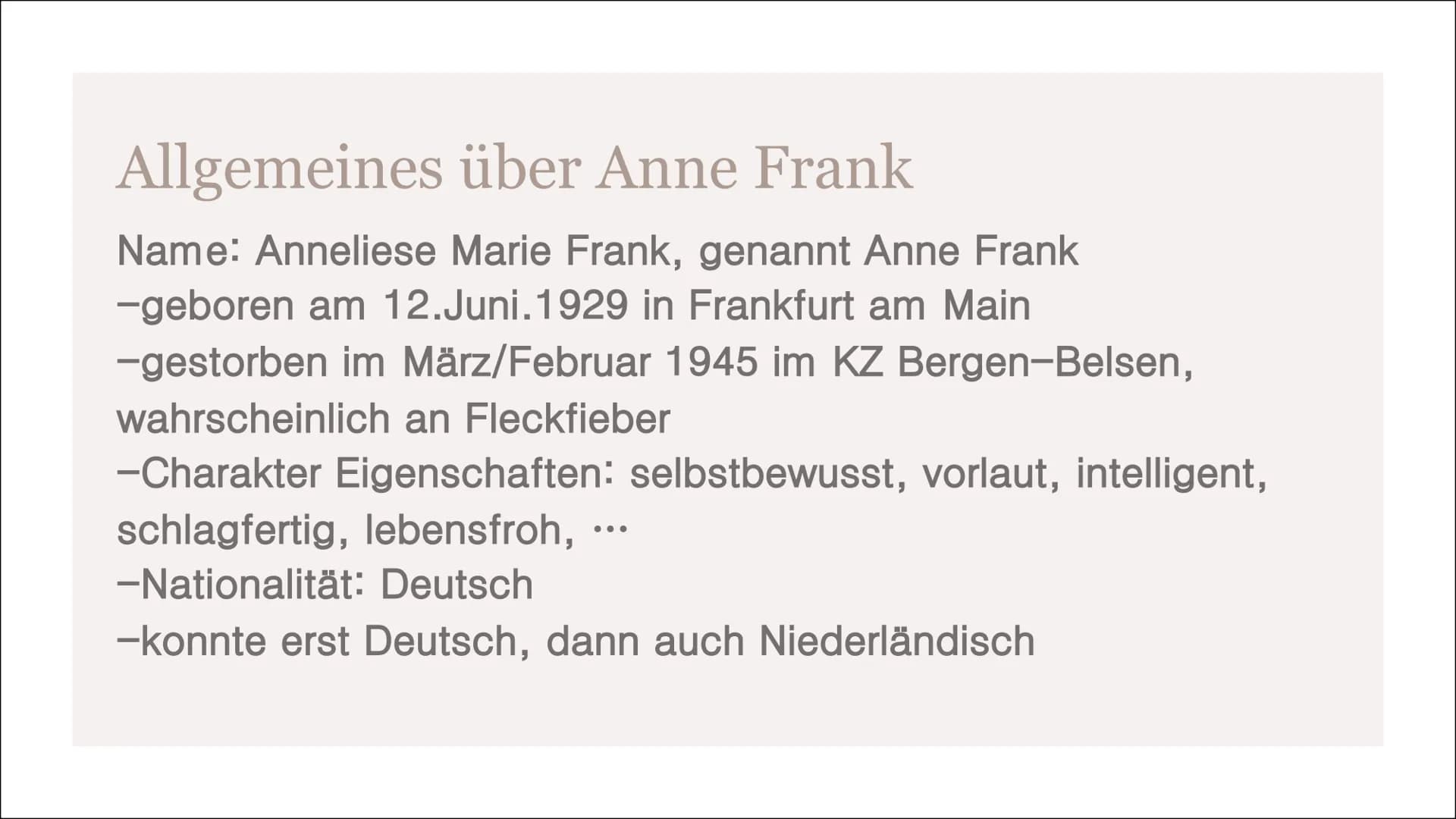 66
„Reichtum, Ansehen, alles kann
man verlieren. Aber das Glück im
eigenen Herzen kann nur
verschleiert werden und wird Dich
immer, solange 