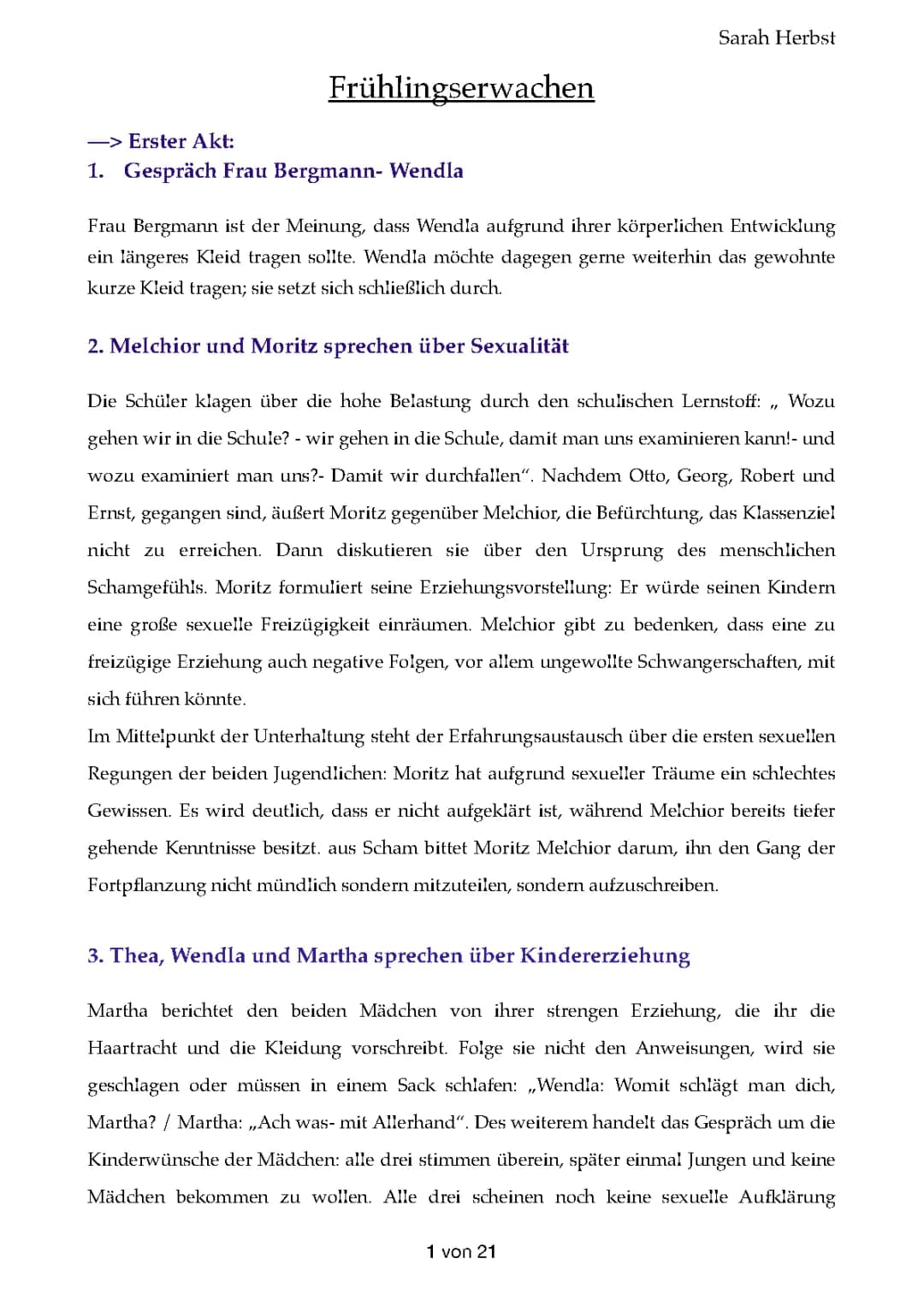 Frühlings Erwachen