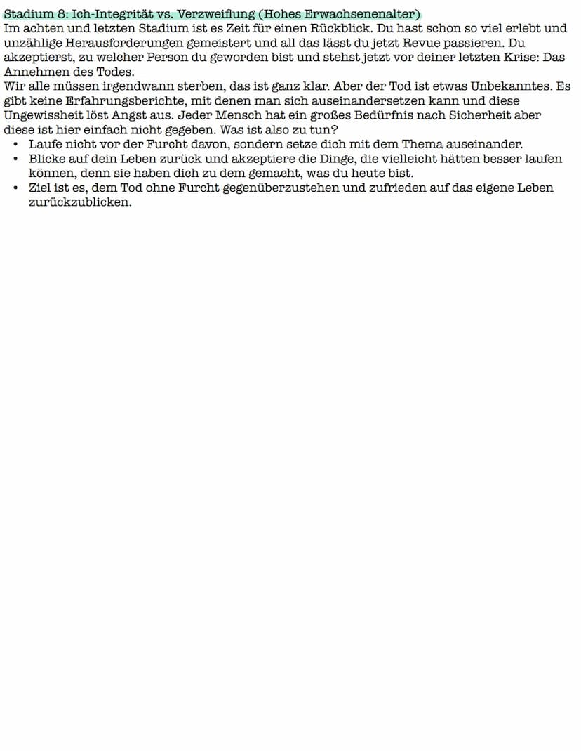 P
Entwicklun g
Wir alle machen im Laufe unseres Lebens verschiedene Phasen durch. Wir lernen dazu,
entwickeln uns weiter und sammeln unzähli