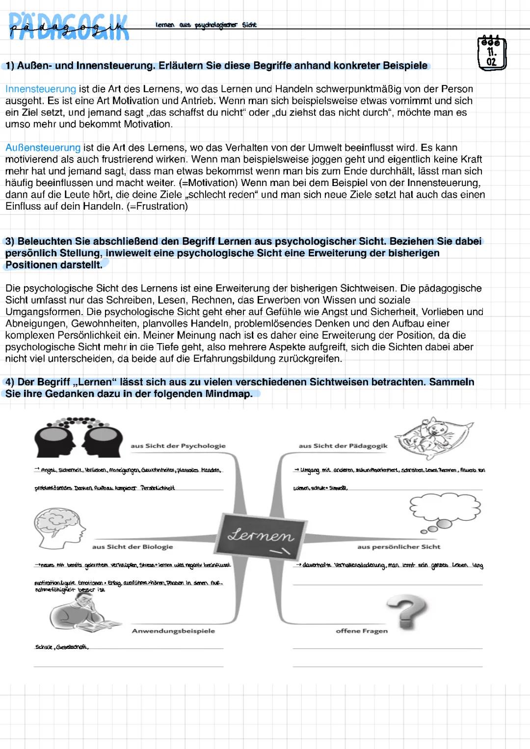 Lernen in der Psychologie: Einfach erklärt und spannend!