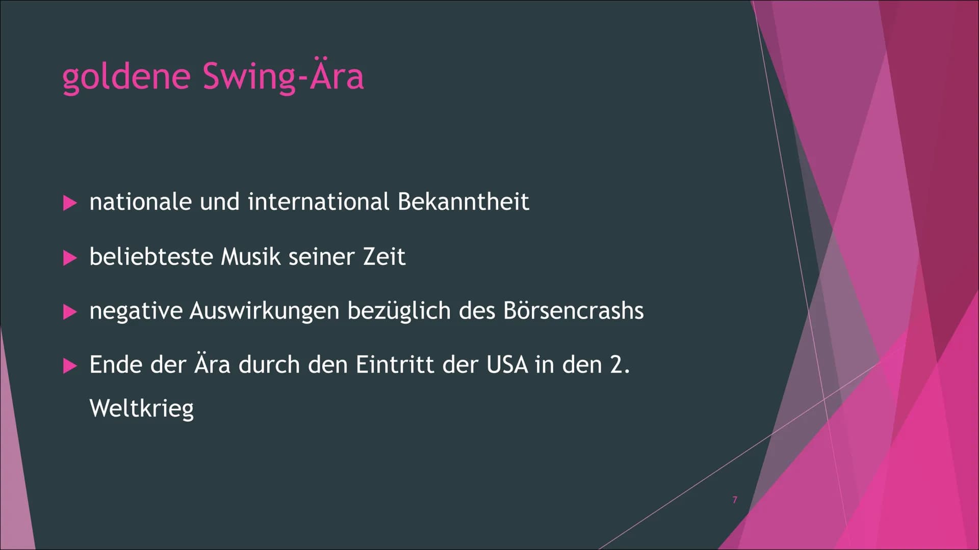 Swing-Die bekannteste Stilrichtung de
Jazz?!
Ehrlich, Amelie, 26.02.2021
1 C STEEL CITYN
SWING
THE FRIENDLY SWING & LINDYHOP DANCE CLASS IN 