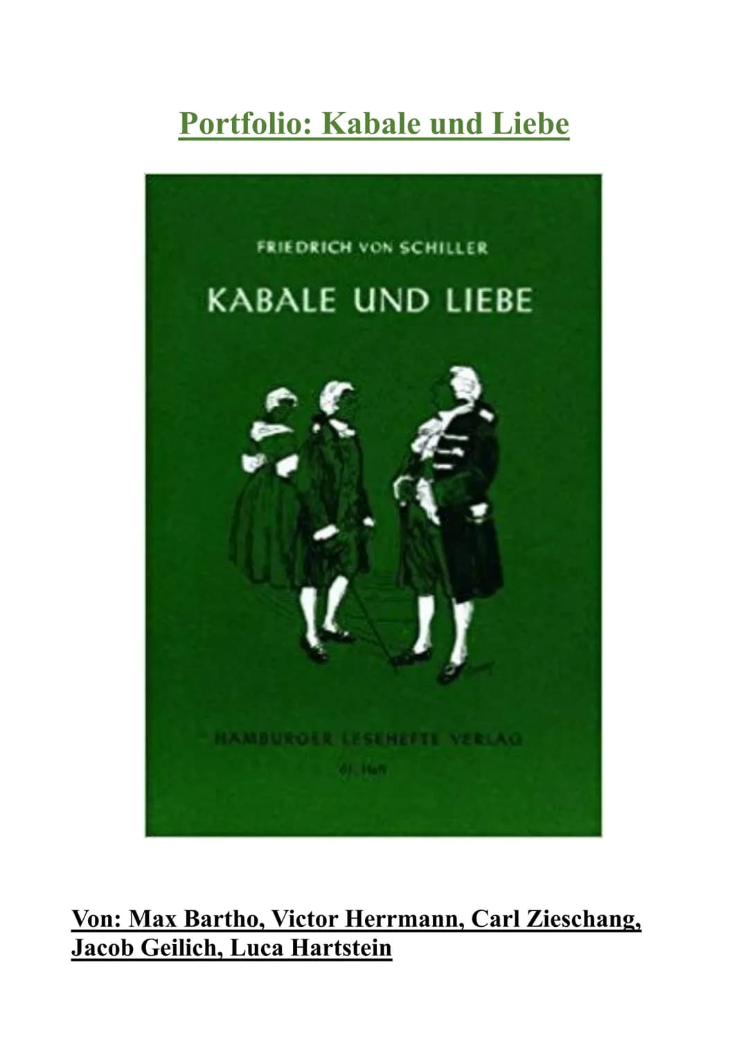 Akt 1:
Akt 1 - Akt 3
Luise Ridder ist 17 Jahre alt und die Tochter eines analphabetischen Rappers und einer 30 Jährigen,
spielsüchtigen und 