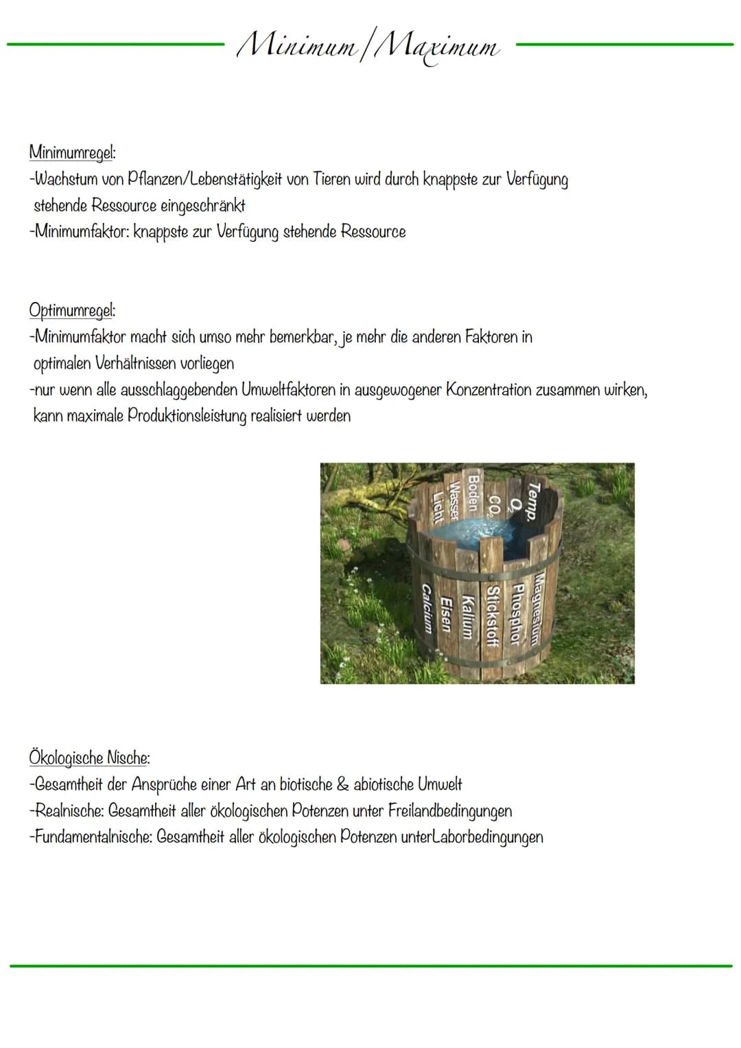 Ökologie
Ökologie: Interaktionen/Wechselbeziehungen der Lebewesen mit ihrer Umwelt
Lehre vom Haushalt der Natur
Ökosystem: dynamisches Bezie